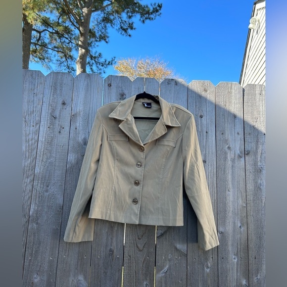 FIRST OPTION vintage jacket blazer size medium button work career casual fall‎ - Picture 2 of 8